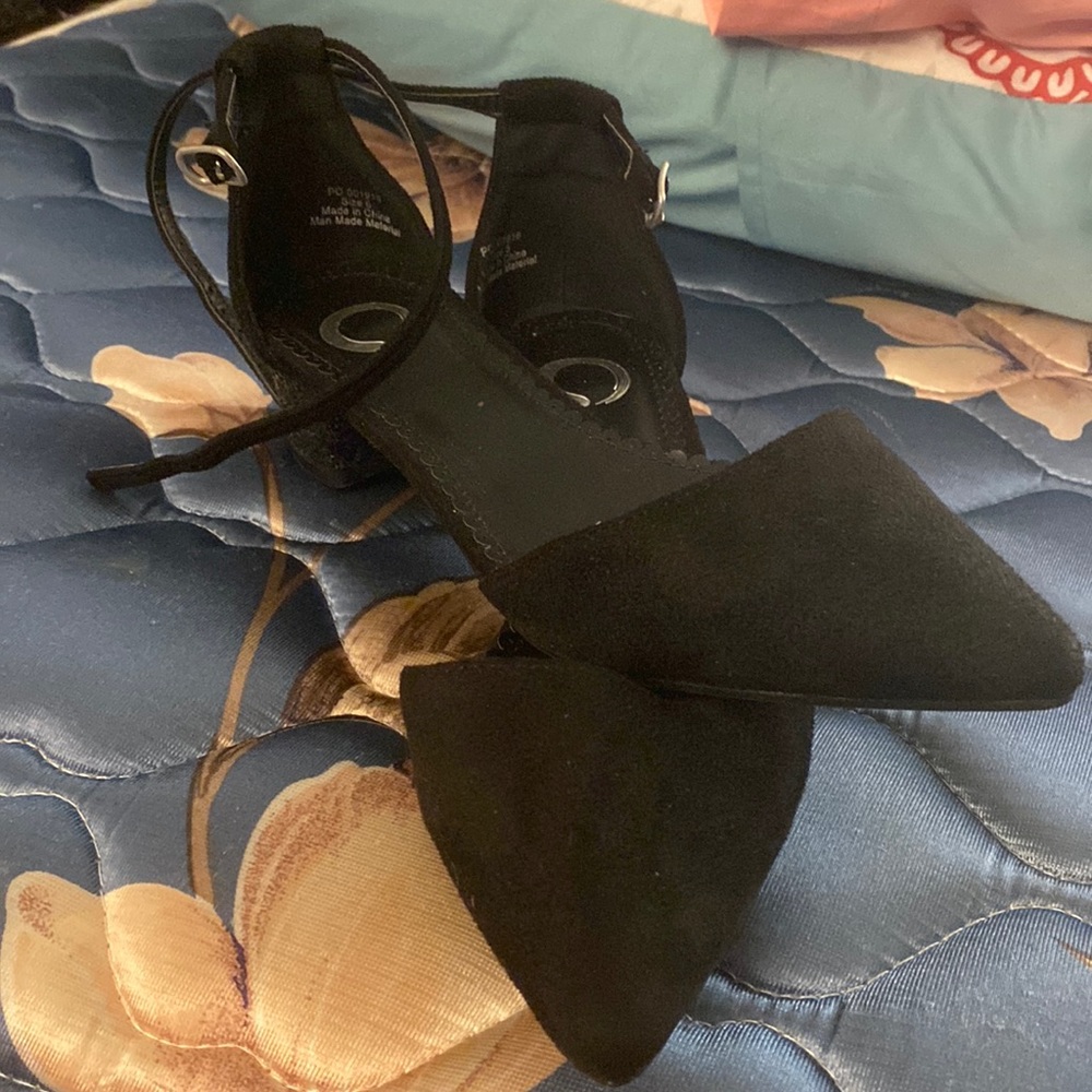 Black Kitten Heels